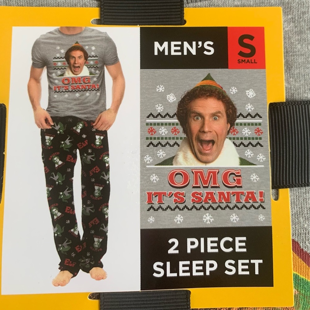 Men’s The movie Elf holiday pajama pants set size small